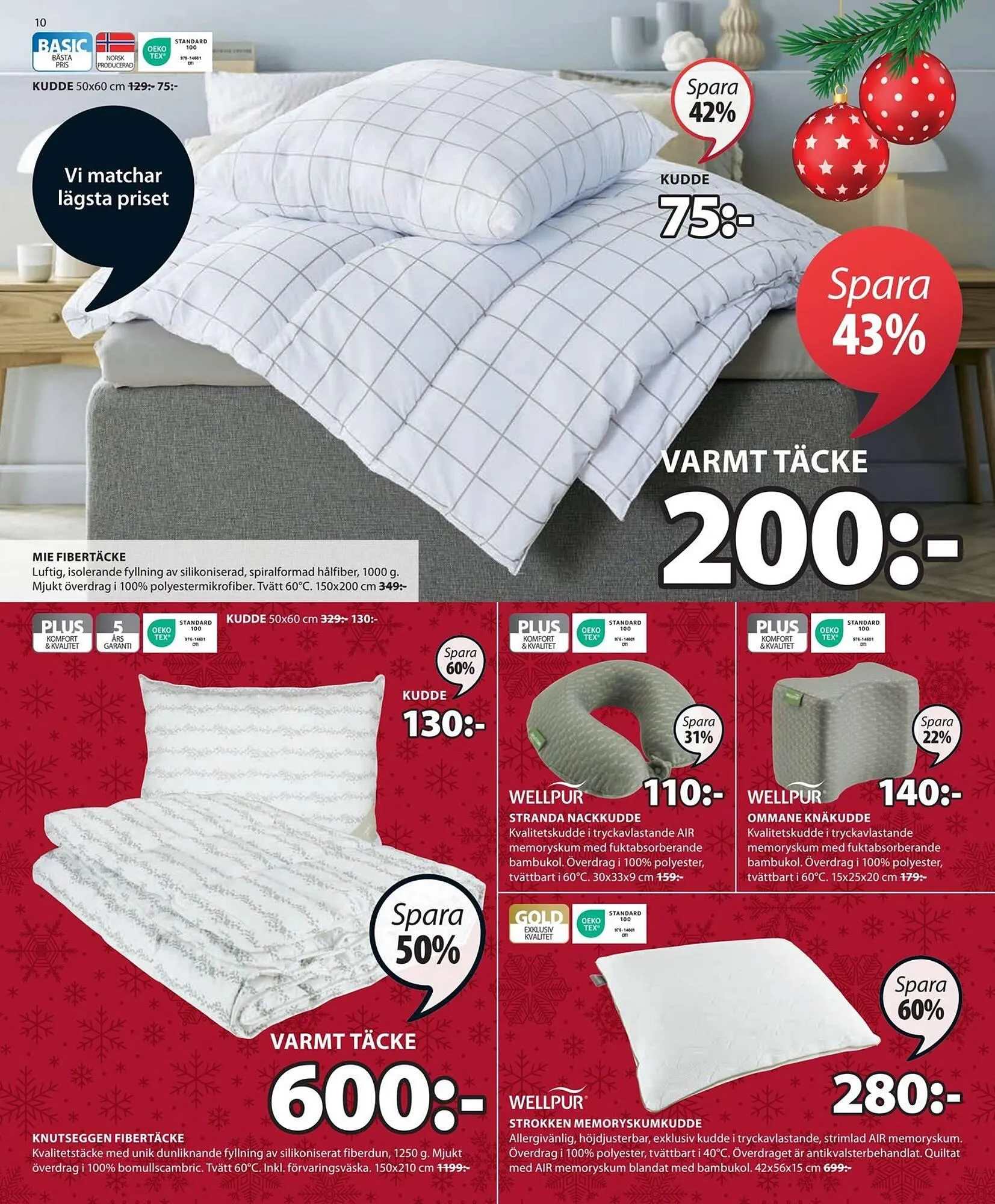 JYSK reklamblad från 3 december till 17 december 2023 - Reklamblad sidor 10