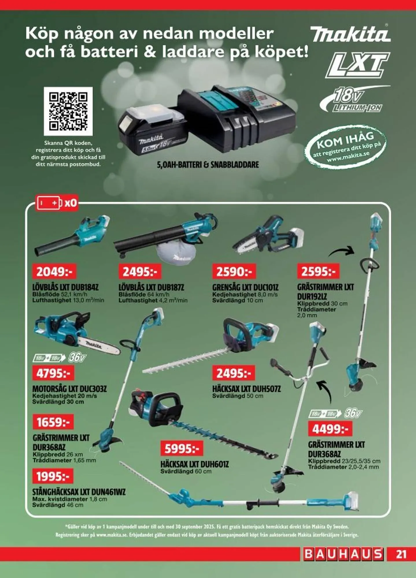 Bauhaus reklamblad från 28 april till 11 maj 2025 - Reklamblad sidor 21