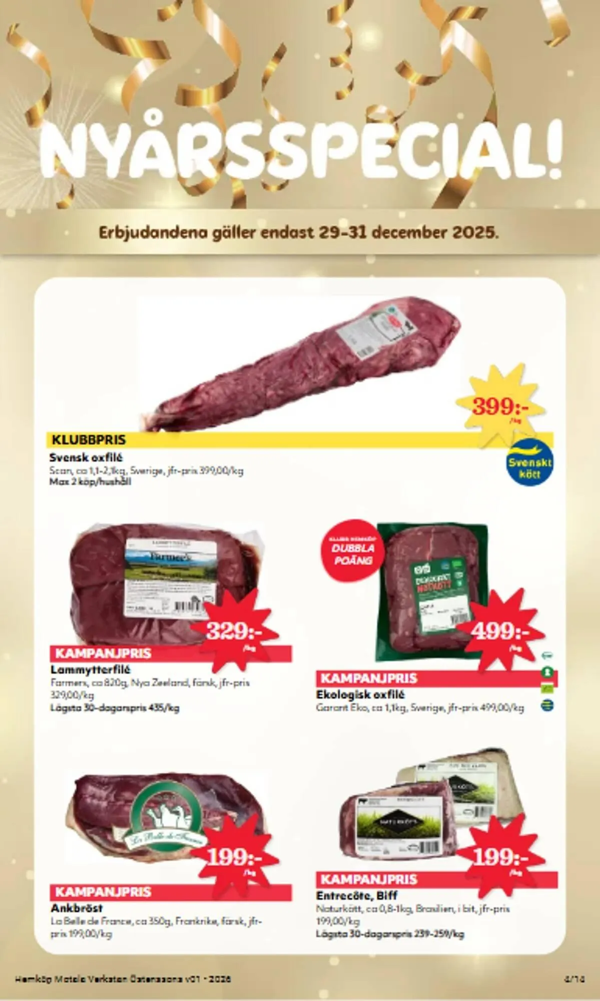 Östenssons reklamblad från 29 december till 4 januari 2026 - Reklamblad sidor 4