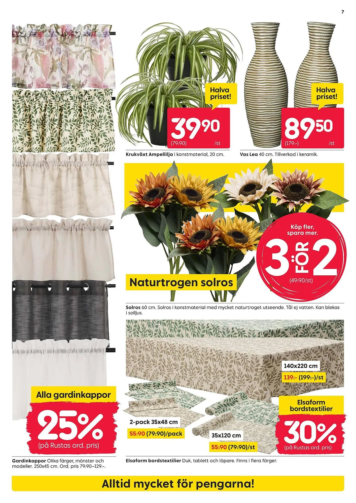 Rusta reklamblad från 11 augusti till 16 augusti 2025 - Reklamblad sidor 7