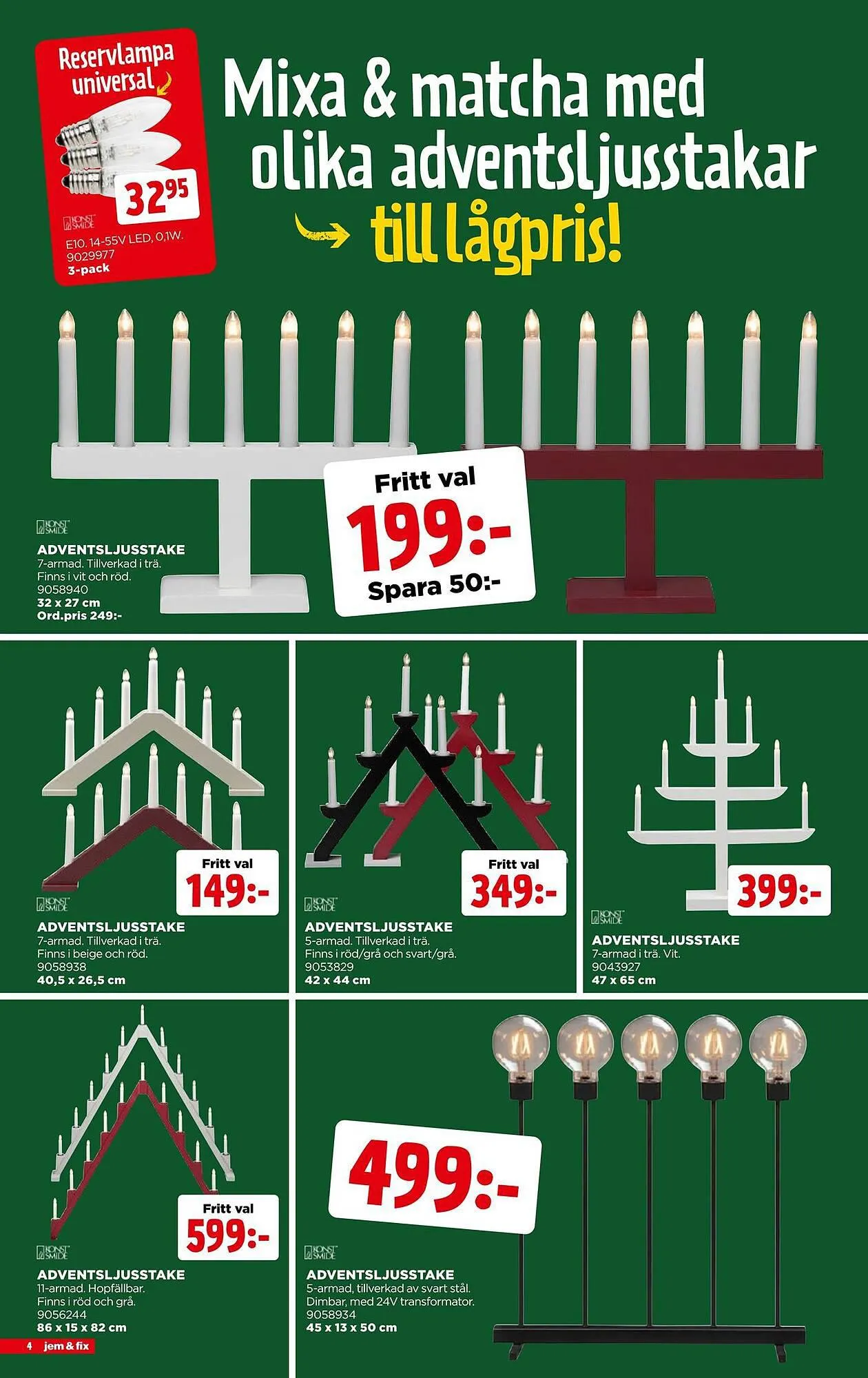 Jem&Fix reklamblad från 26 november till 3 december 2023 - Reklamblad sidor 4
