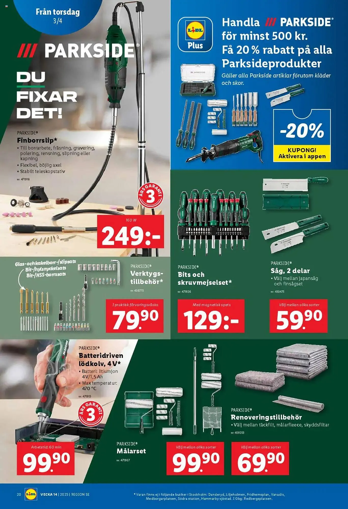 Lidl reklamblad från 31 mars till 6 april 2025 - Reklamblad sidor 22