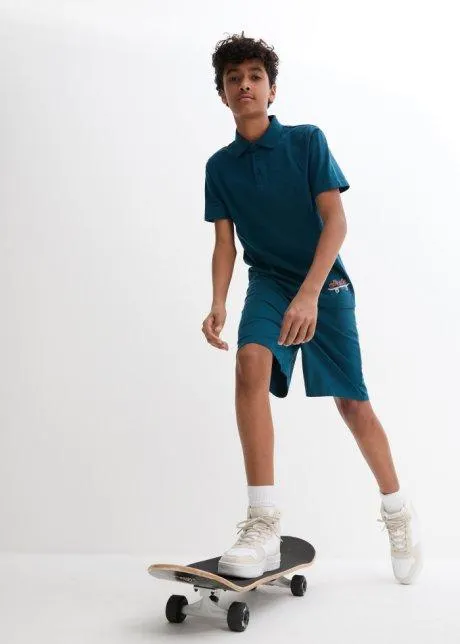 Pikétröja och shorts för barn (2 delar)