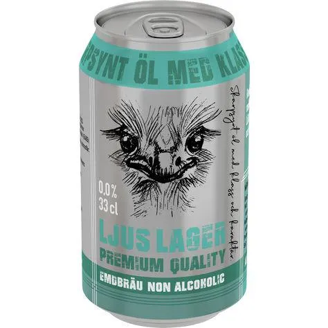 Ljus Lager Non Alcoholic 0.0% Alkfri Burk
