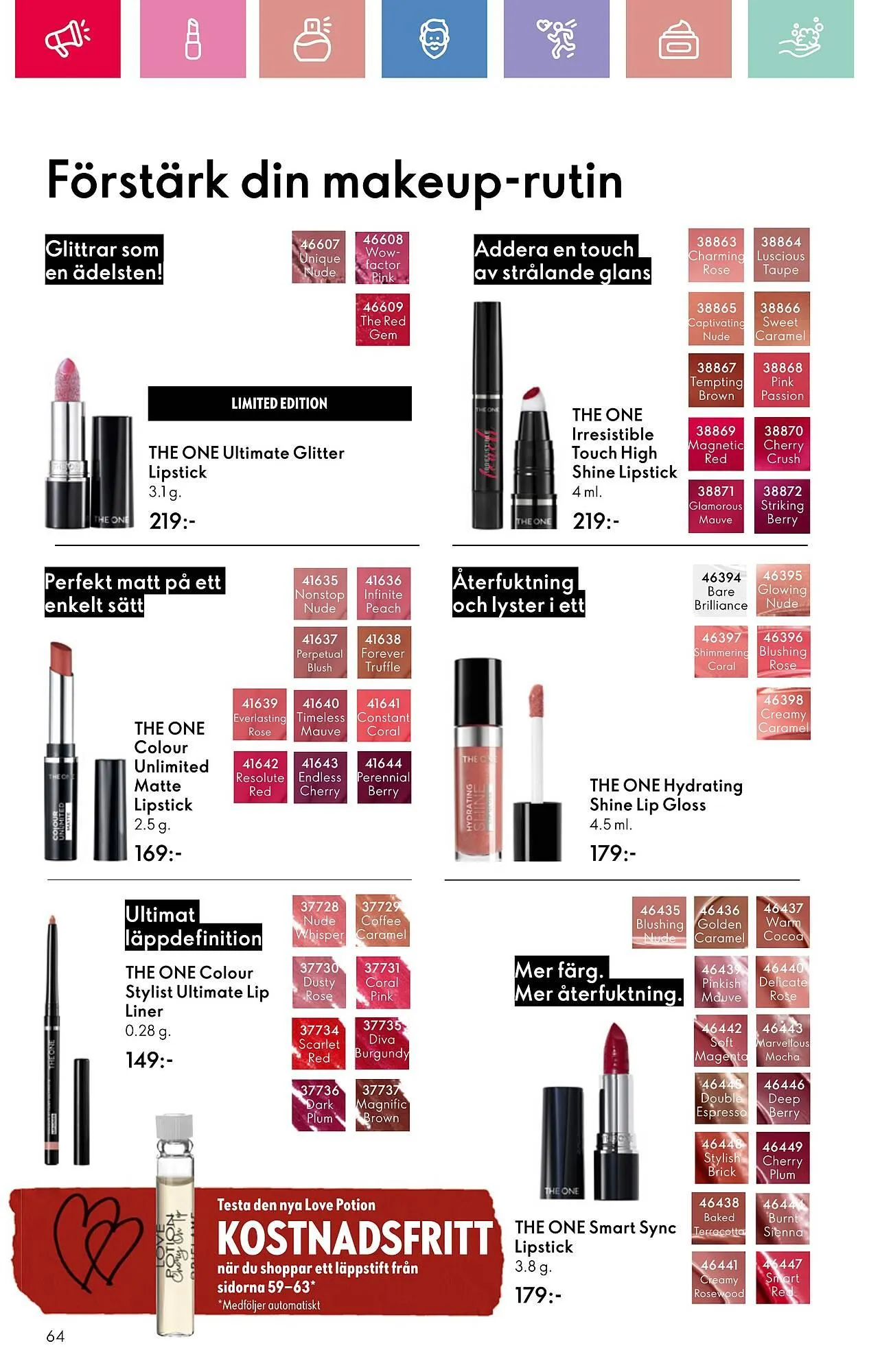 Oriflame reklamblad från 26 januari till 15 februari 2025 - Reklamblad sidor 64