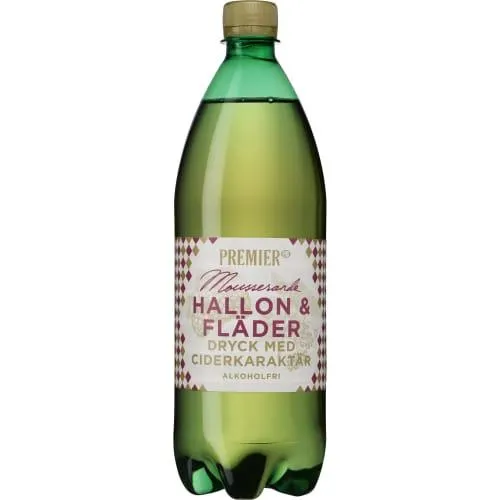 Hallon Fläder Mousserande Dryck Ciderkaraktär Pet