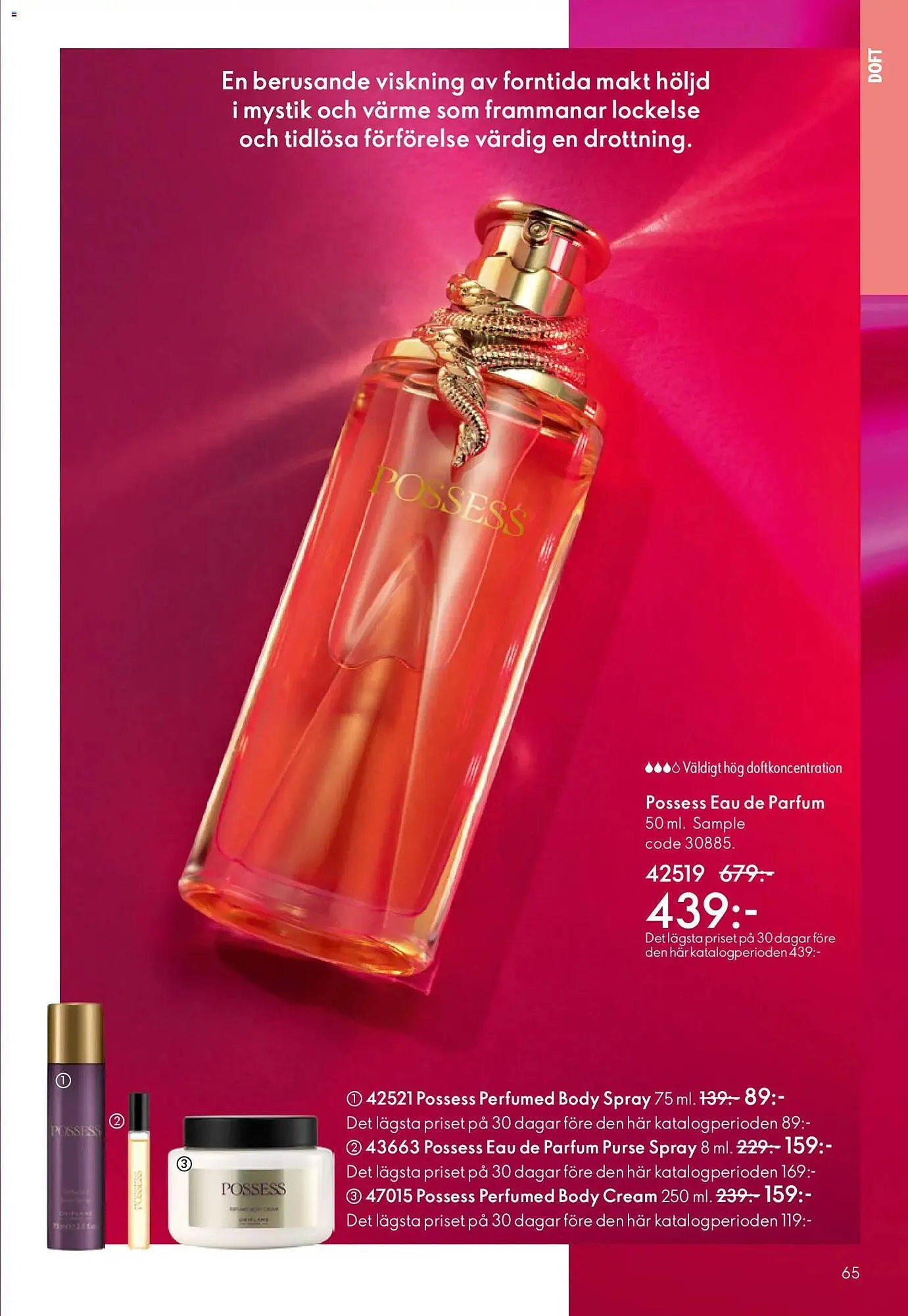 Oriflame reklamblad från 22 april till 12 maj 2026 - Reklamblad sidor 65