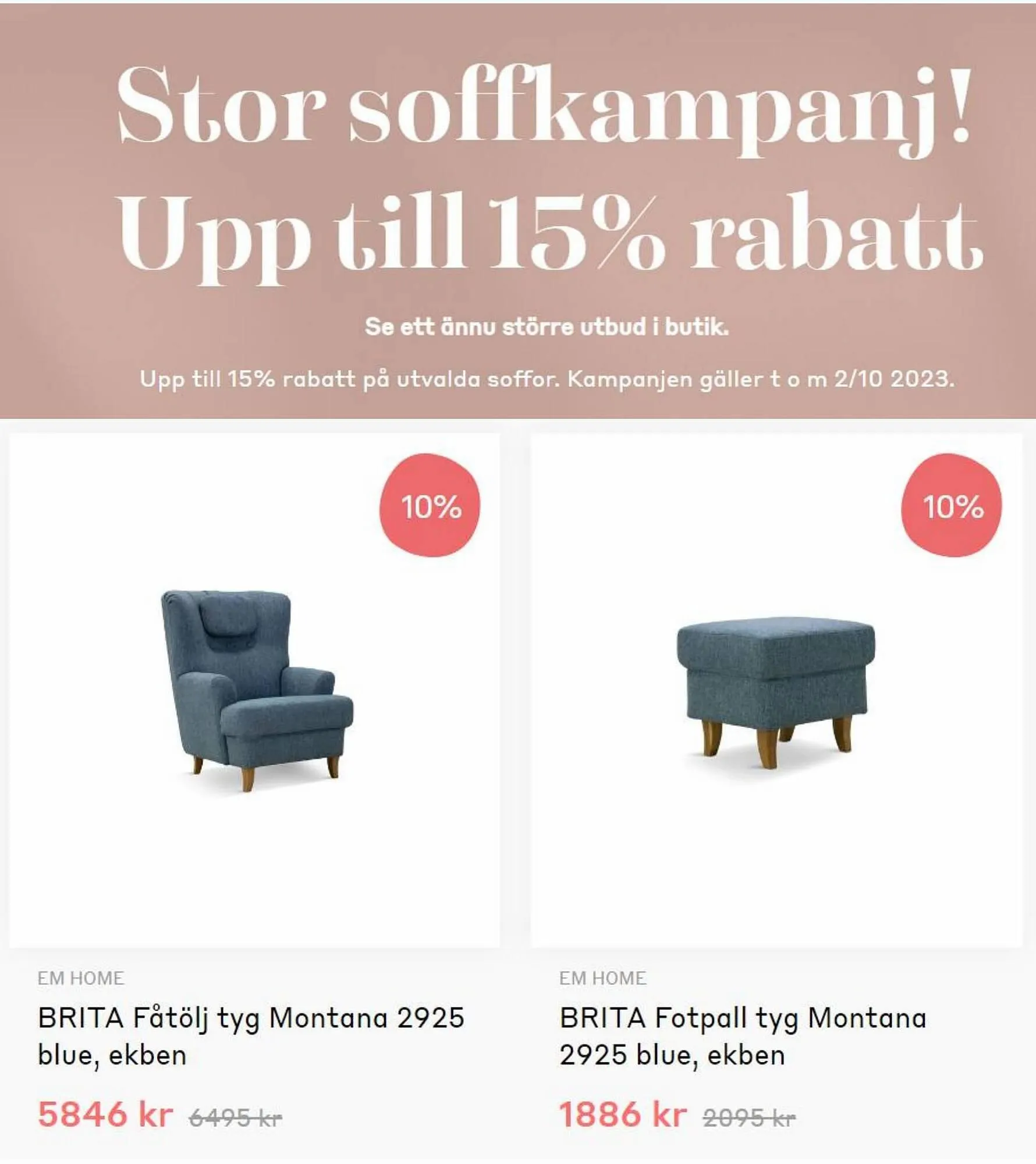 EM Home reklamblad från 28 september till 2 oktober 2023 - Reklamblad sidor 6