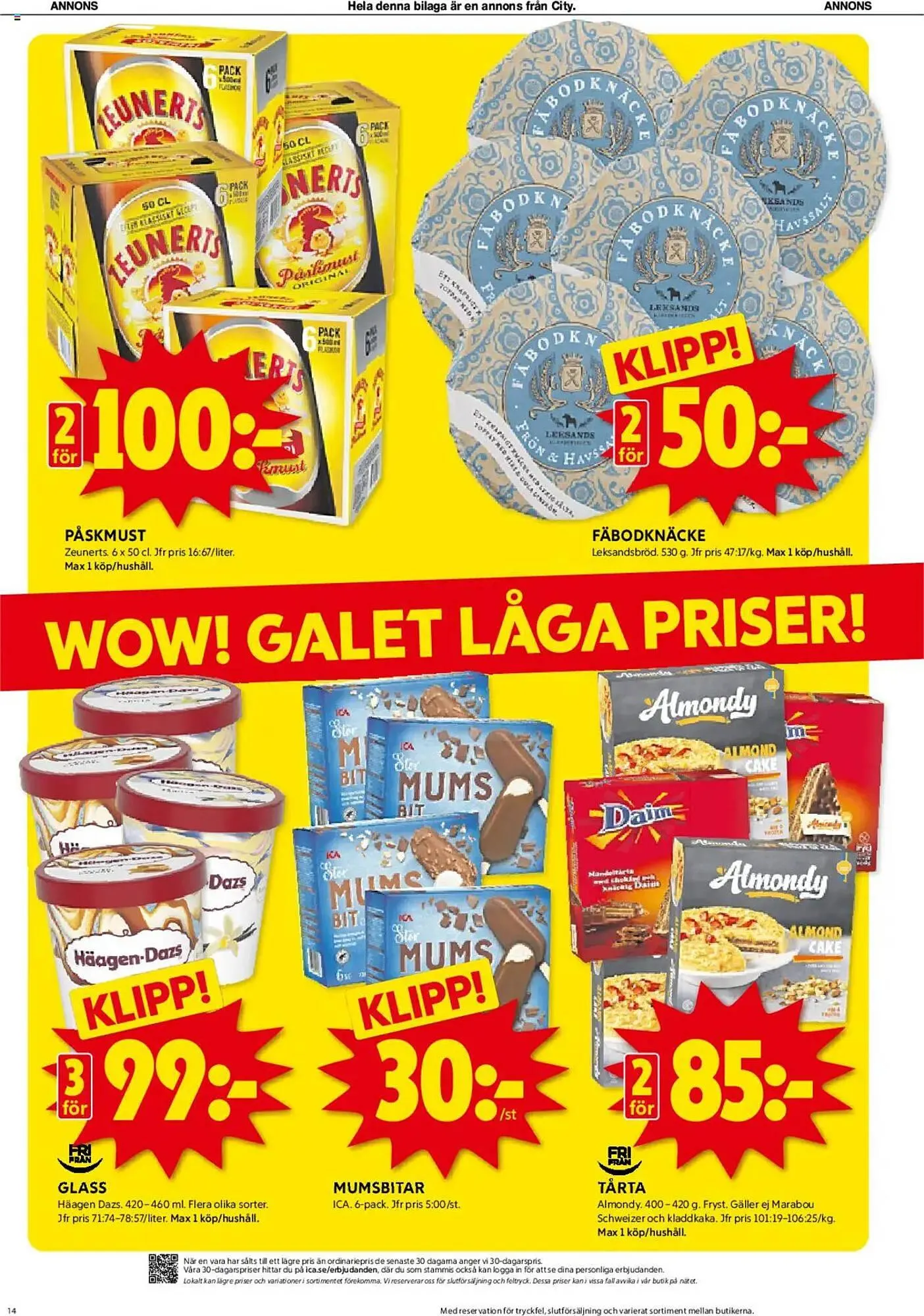 ICA Kvantum reklamblad från 7 april till 13 april 2025 - Reklamblad sidor 14