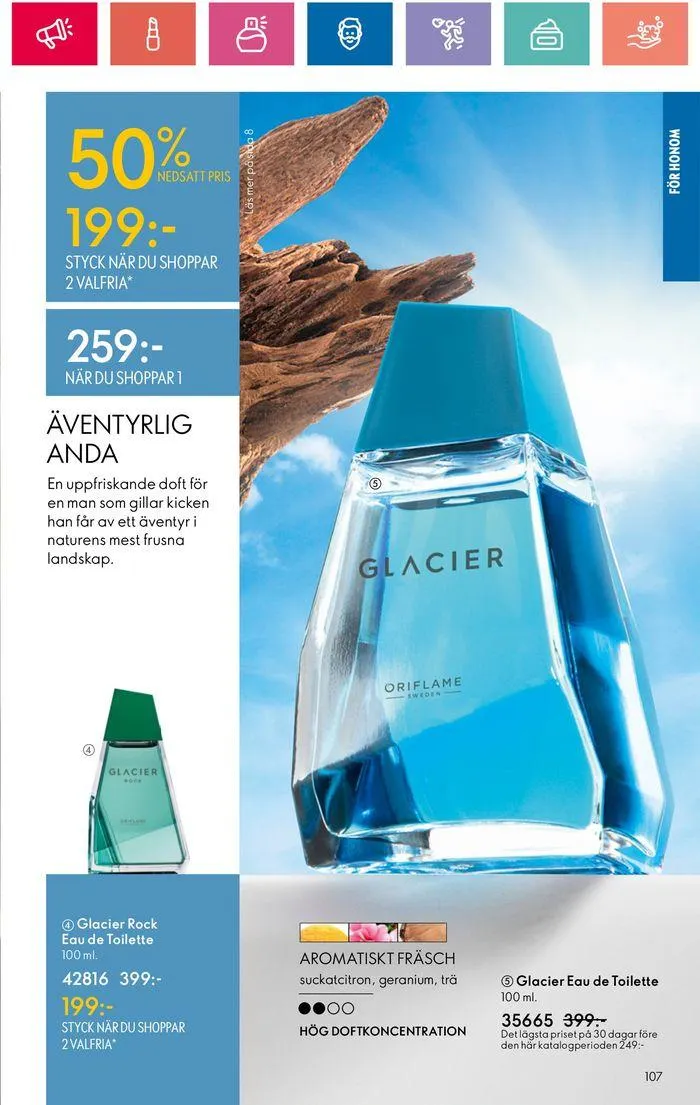 Oriflame reklamblad från 20 juni till 4 juli 2024 - Reklamblad sidor 107