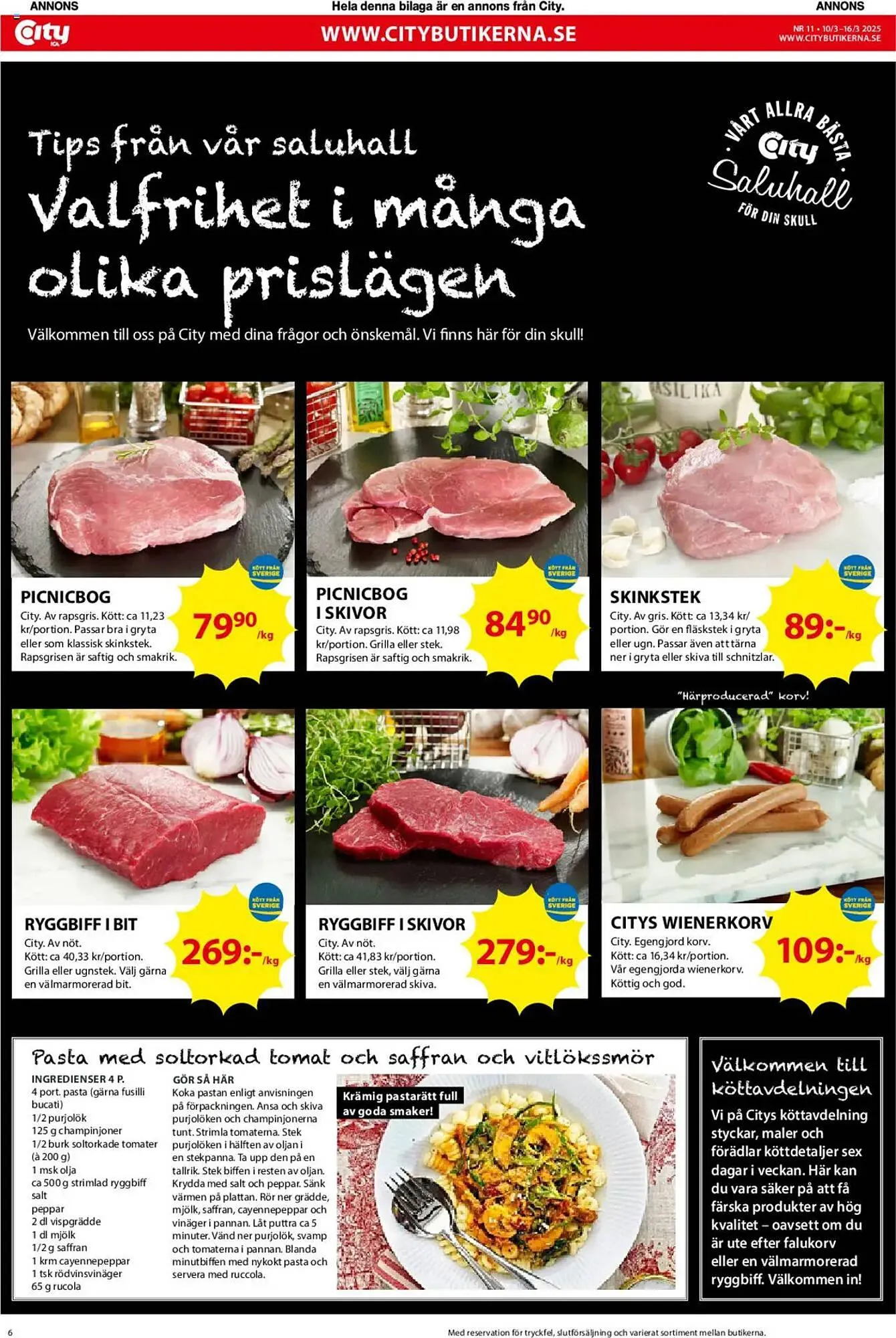 ICA Kvantum reklamblad från 10 mars till 16 mars 2025 - Reklamblad sidor 6