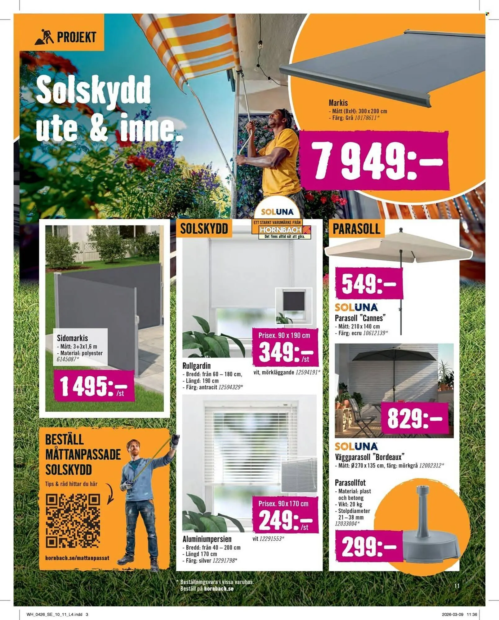 Hornbach reklamblad från 1 april till 30 april 2026 - Reklamblad sidor 11