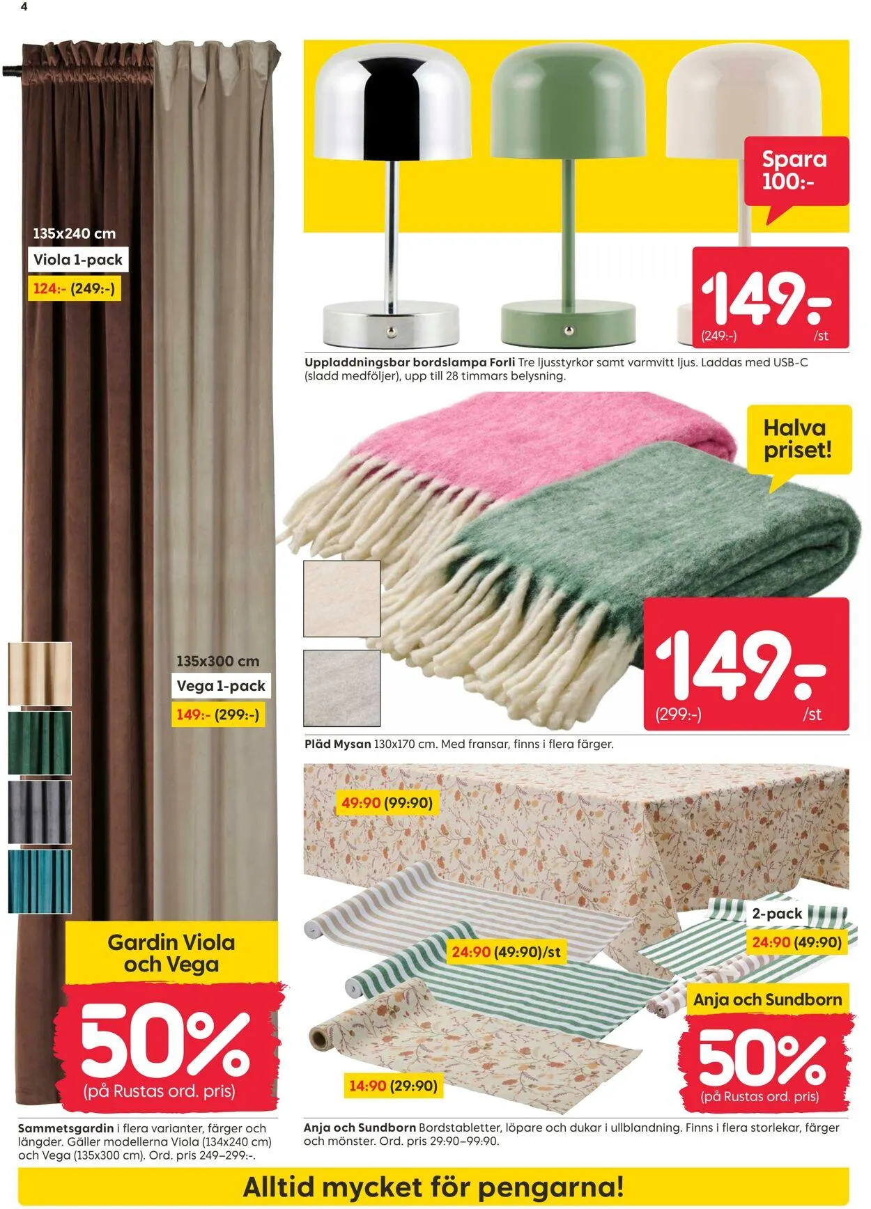 Rusta från 16 september till 30 september 2025 - Reklamblad sidor 4