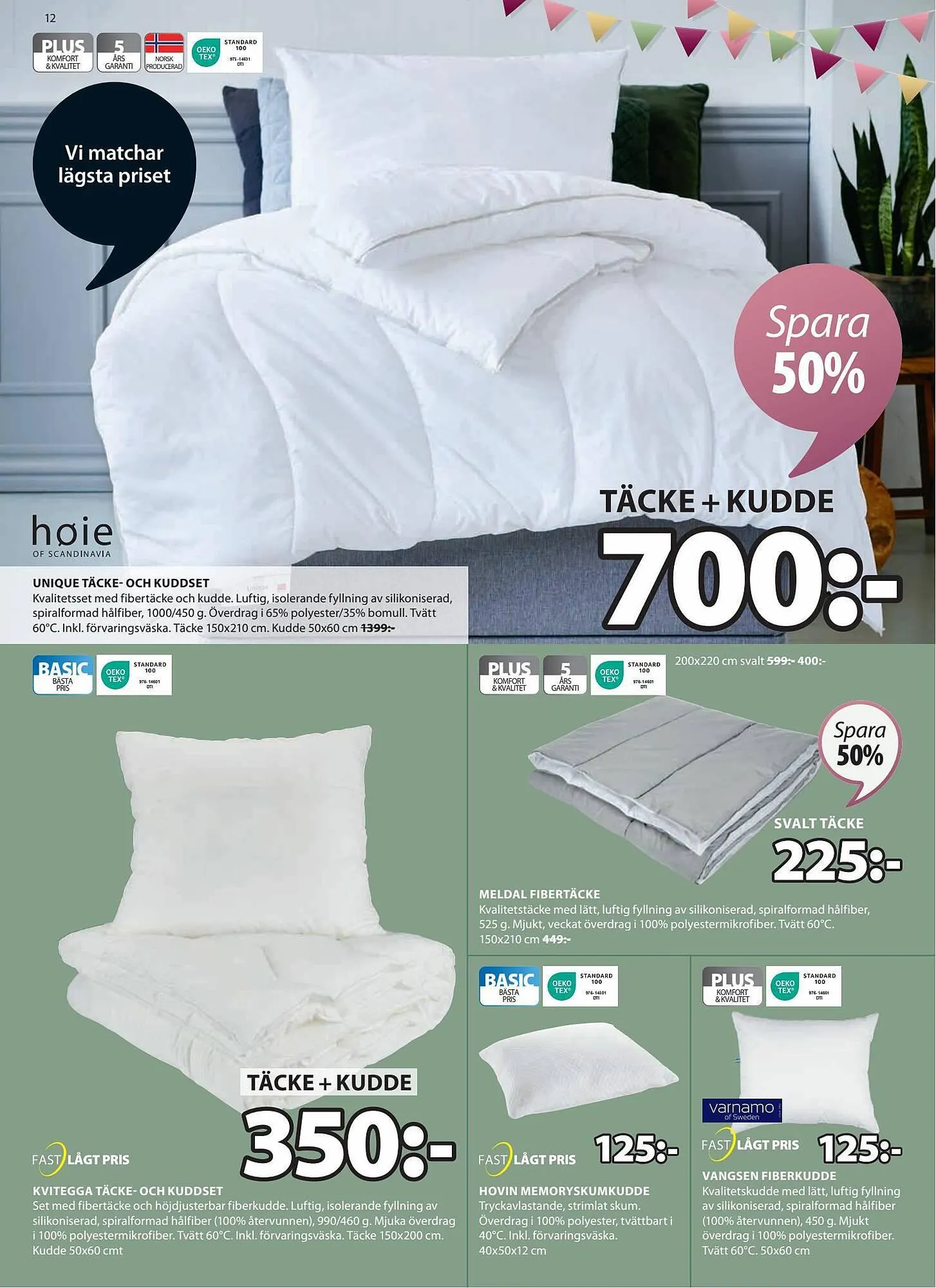 JYSK reklamblad från 25 september till 8 oktober 2023 - Reklamblad sidor 12