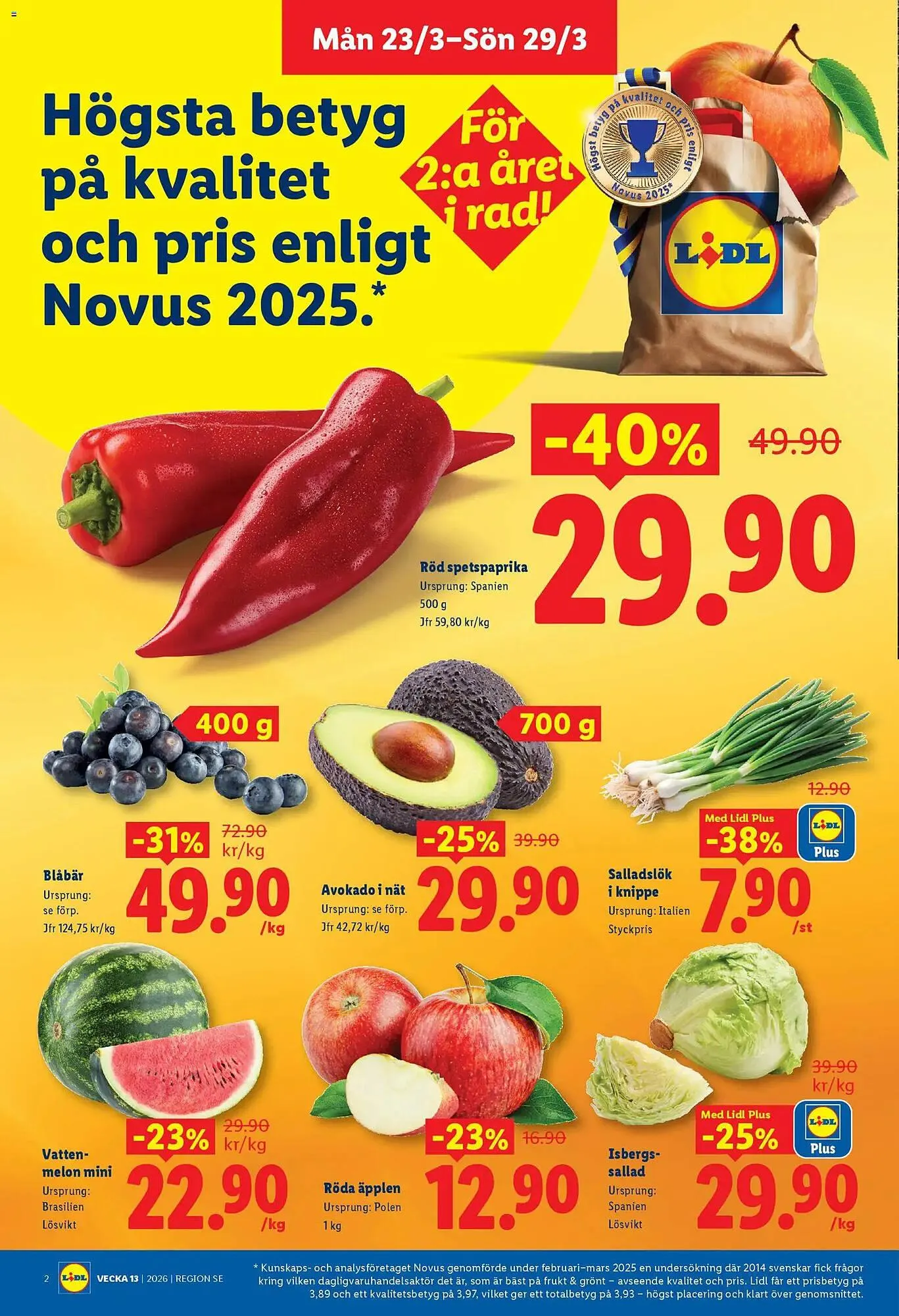 Lidl reklamblad från 23 mars till 29 mars 2026 - Reklamblad sidor 2