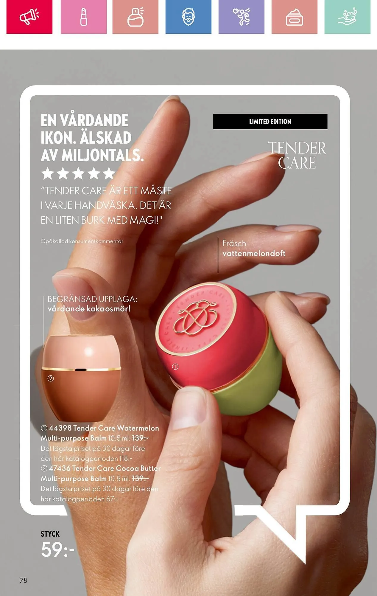 Oriflame reklamblad från 26 januari till 15 februari 2025 - Reklamblad sidor 78