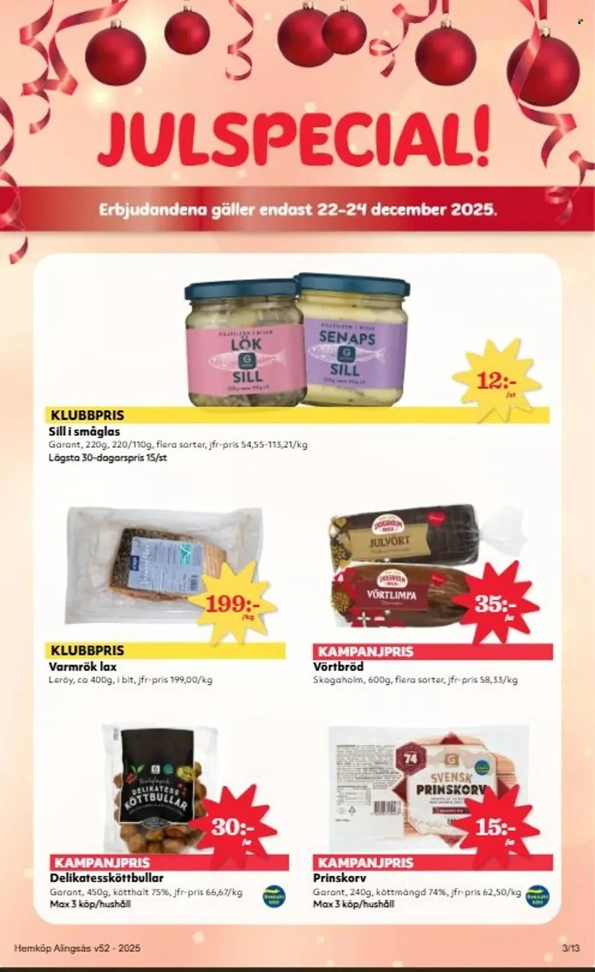 Hemköp reklamblad från 22 december till 28 december 2025 - Reklamblad sidor 3