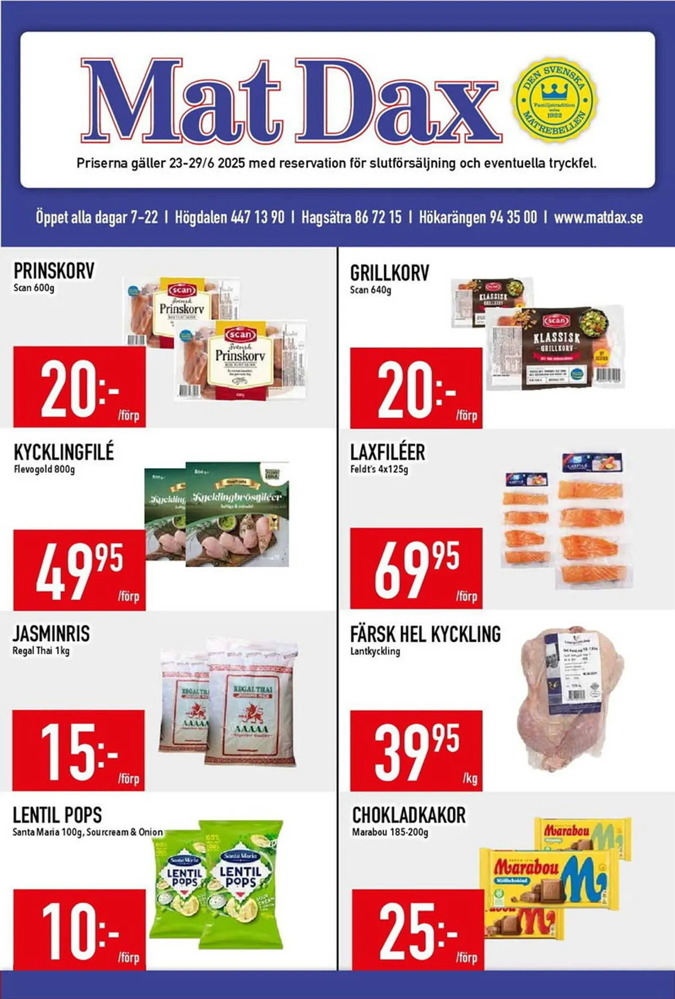Matdax reklamblad - 1