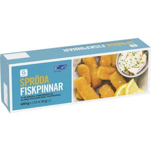 Fiskpinnar Spröda Frysta/15-pack