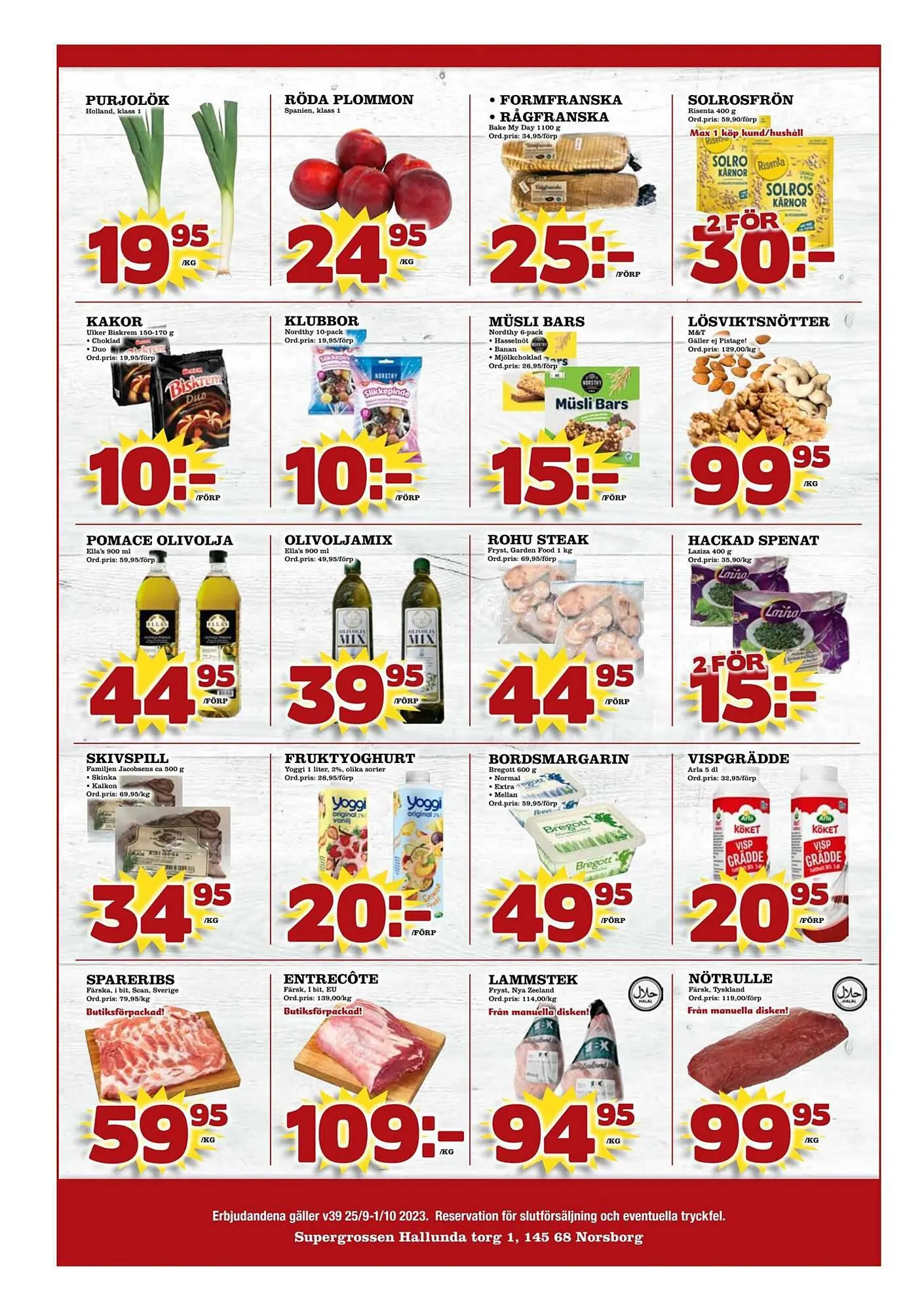 Supergrossen reklamblad från 24 september till 1 oktober 2023 - Reklamblad sidor 8