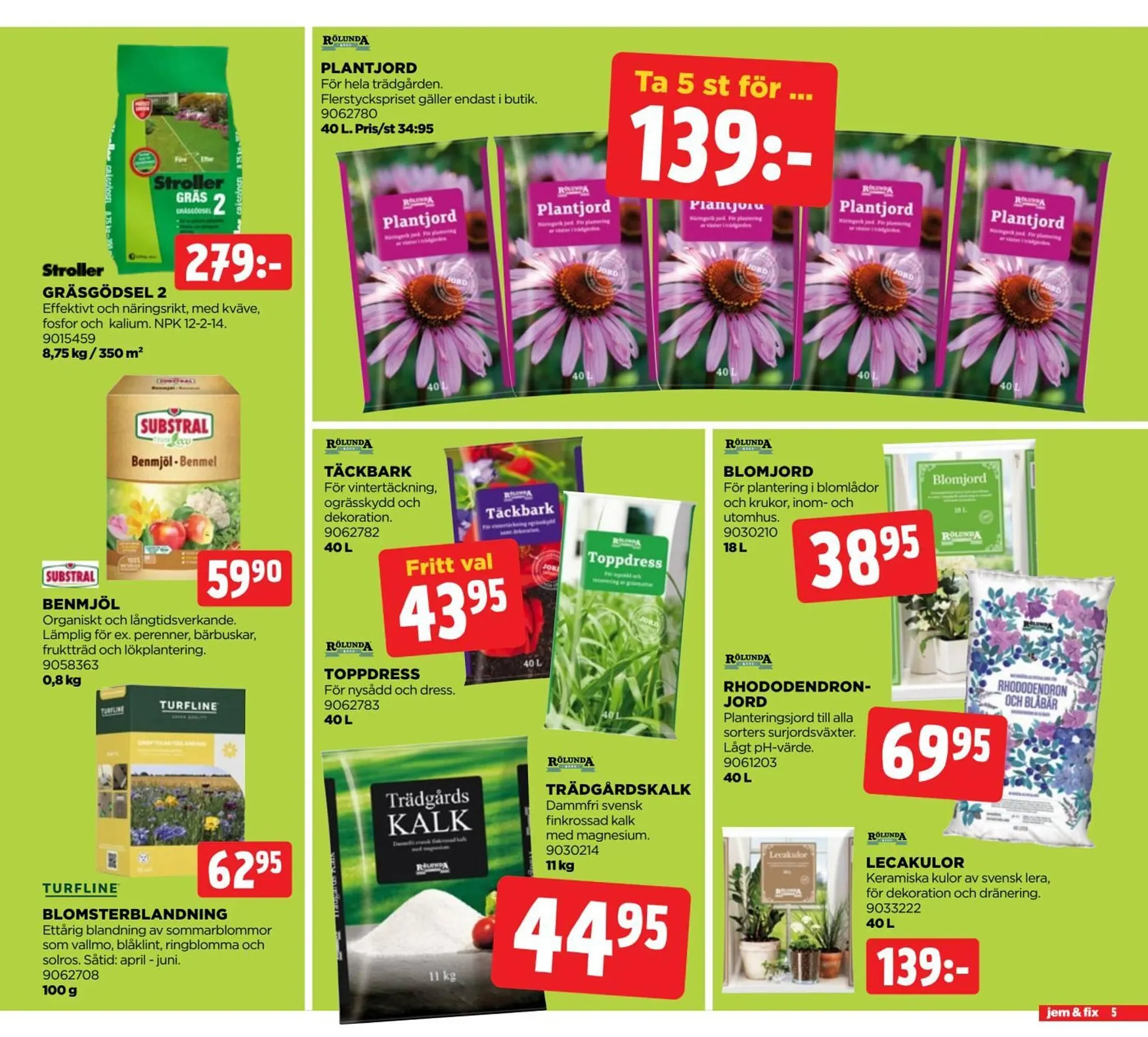 Jem&Fix reklamblad från 4 maj till 11 maj 2026 - Reklamblad sidor 5