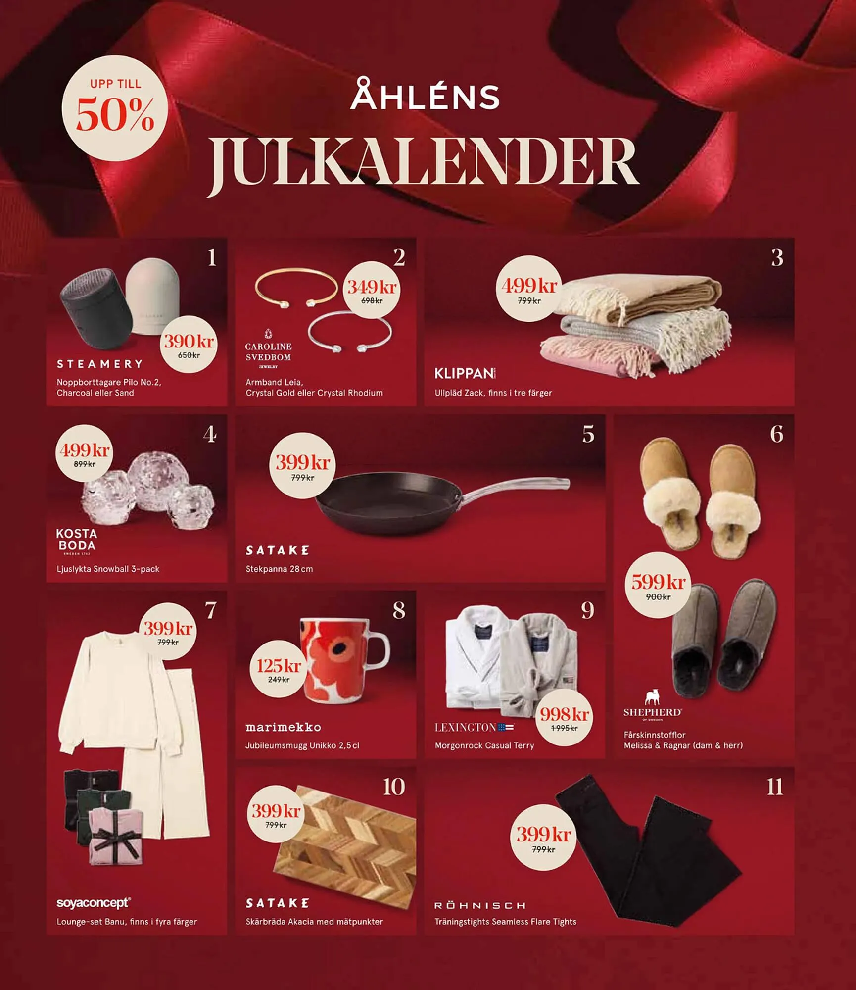 Åhléns reklamblad från 25 november till 24 december 2024 - Reklamblad sidor 122