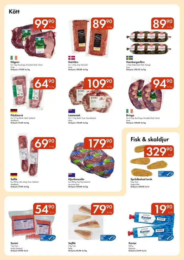 Snabbgross Kampanjblad v. 1–2 från 30 december till 13 januari 2025 - Reklamblad sidor 2