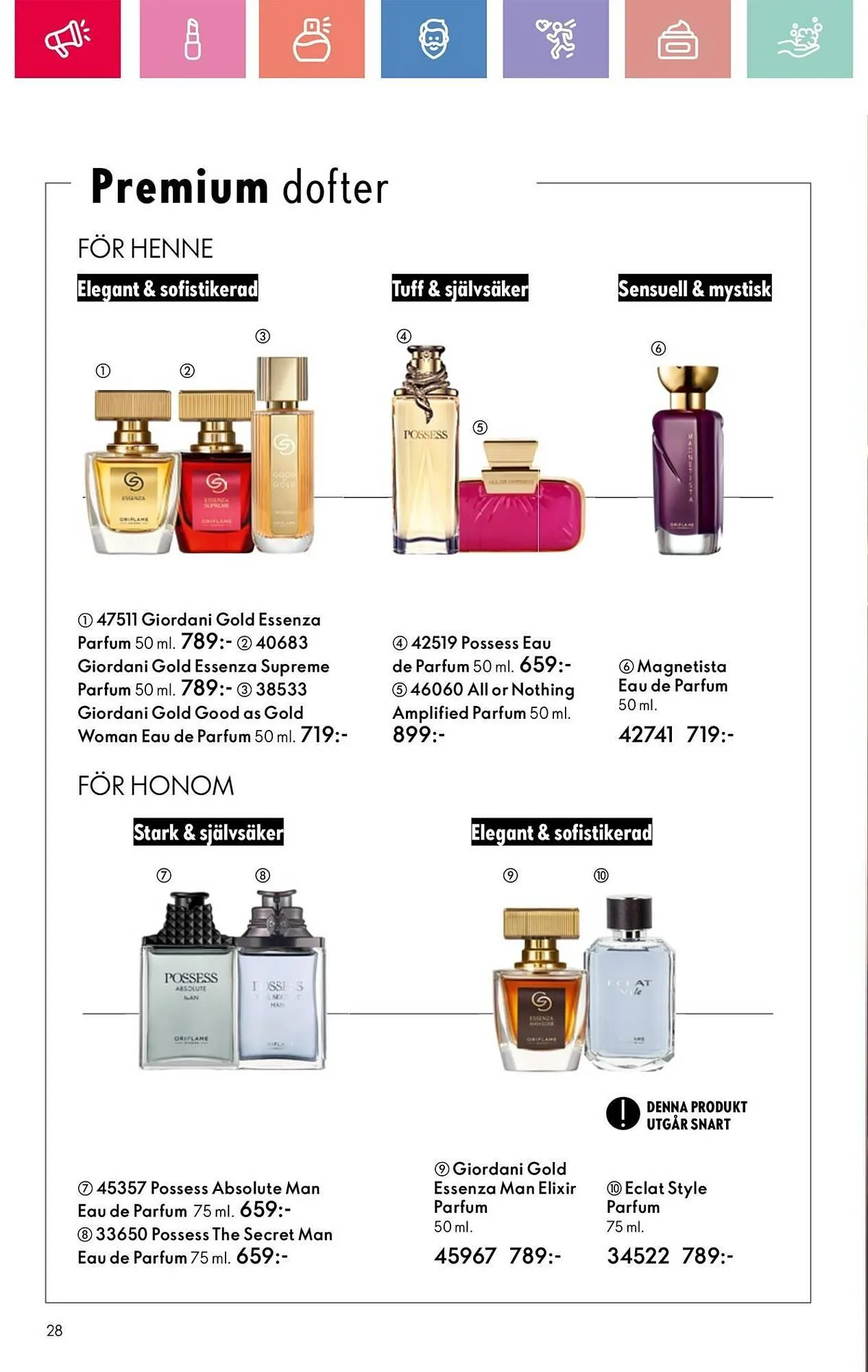 Oriflame reklamblad från 24 augusti till 13 september 2025 - Reklamblad sidor 28