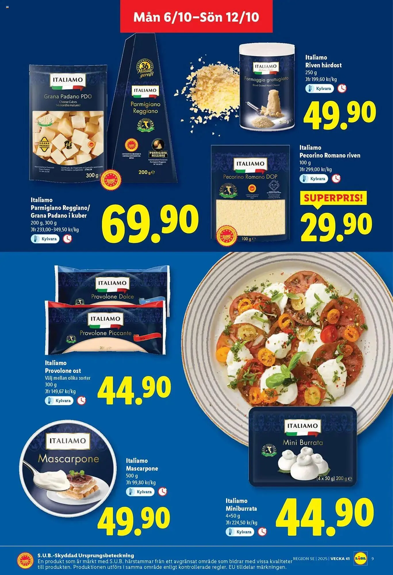 Lidl reklamblad från 6 oktober till 12 oktober 2025 - Reklamblad sidor 9