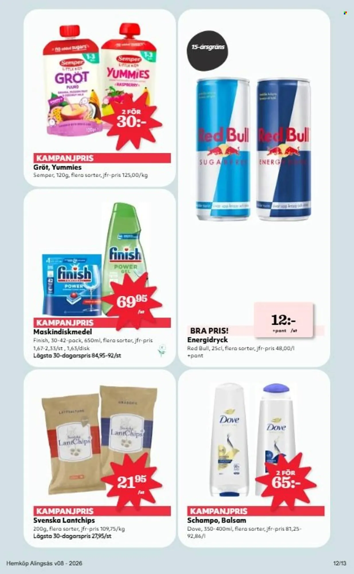 Hemköp reklamblad från 16 februari till 22 februari 2026 - Reklamblad sidor 12