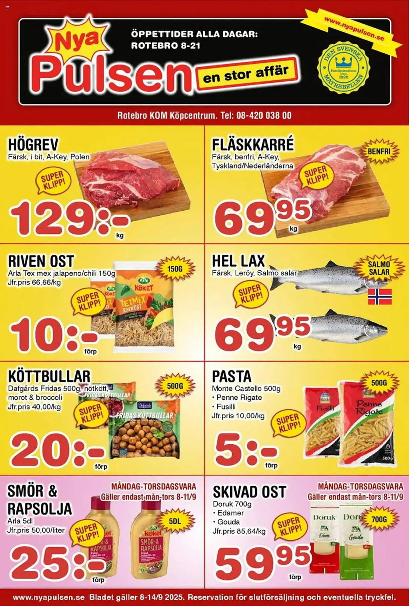 Nya Pulsen reklamblad - 1