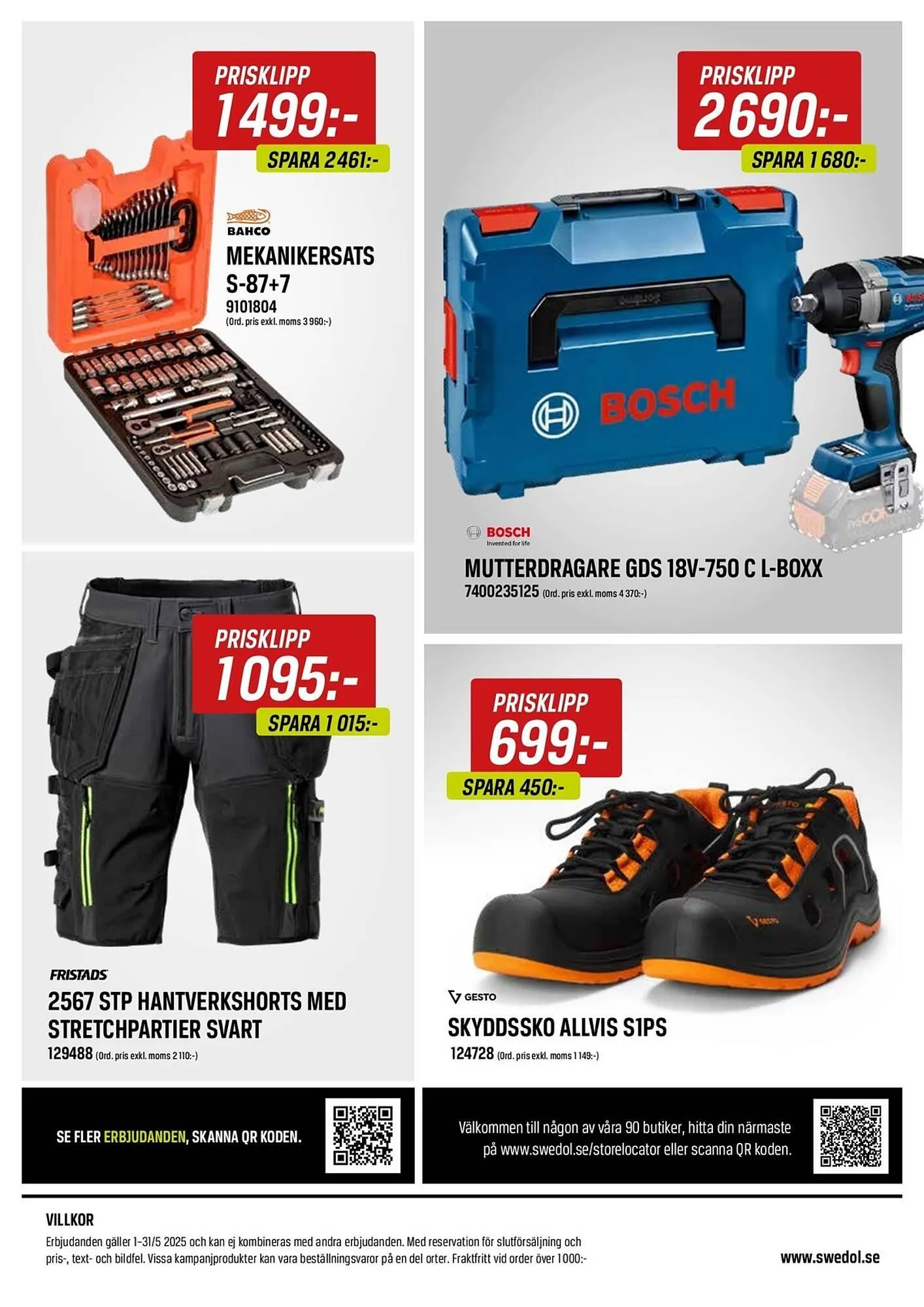 Swedol reklamblad från 1 maj till 31 maj 2025 - Reklamblad sidor 4