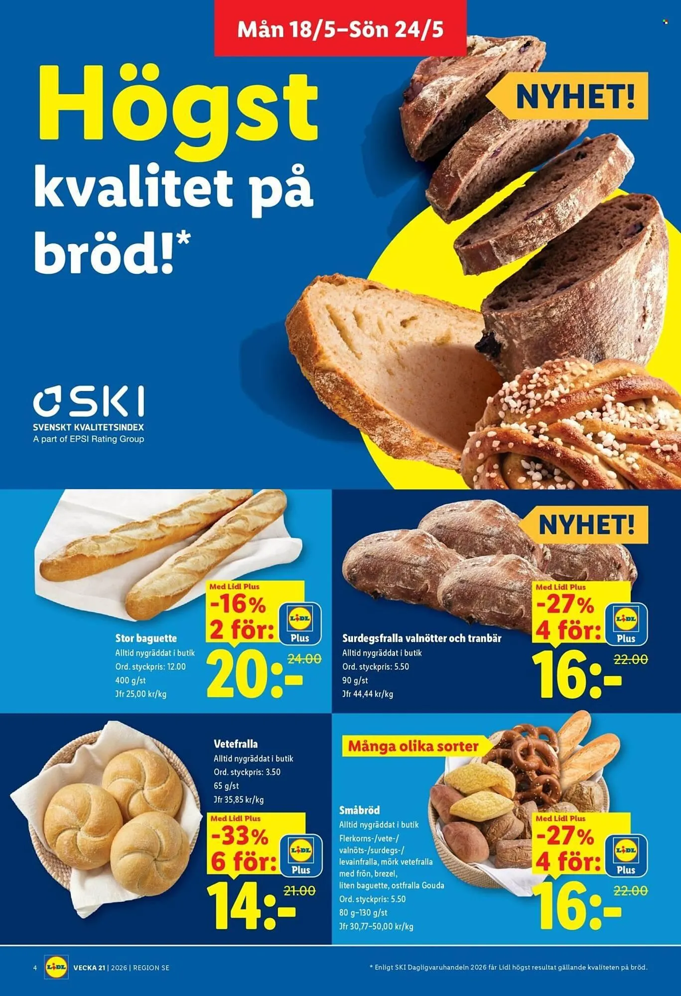 Lidl reklamblad från 18 maj till 24 maj 2026 - Reklamblad sidor 4