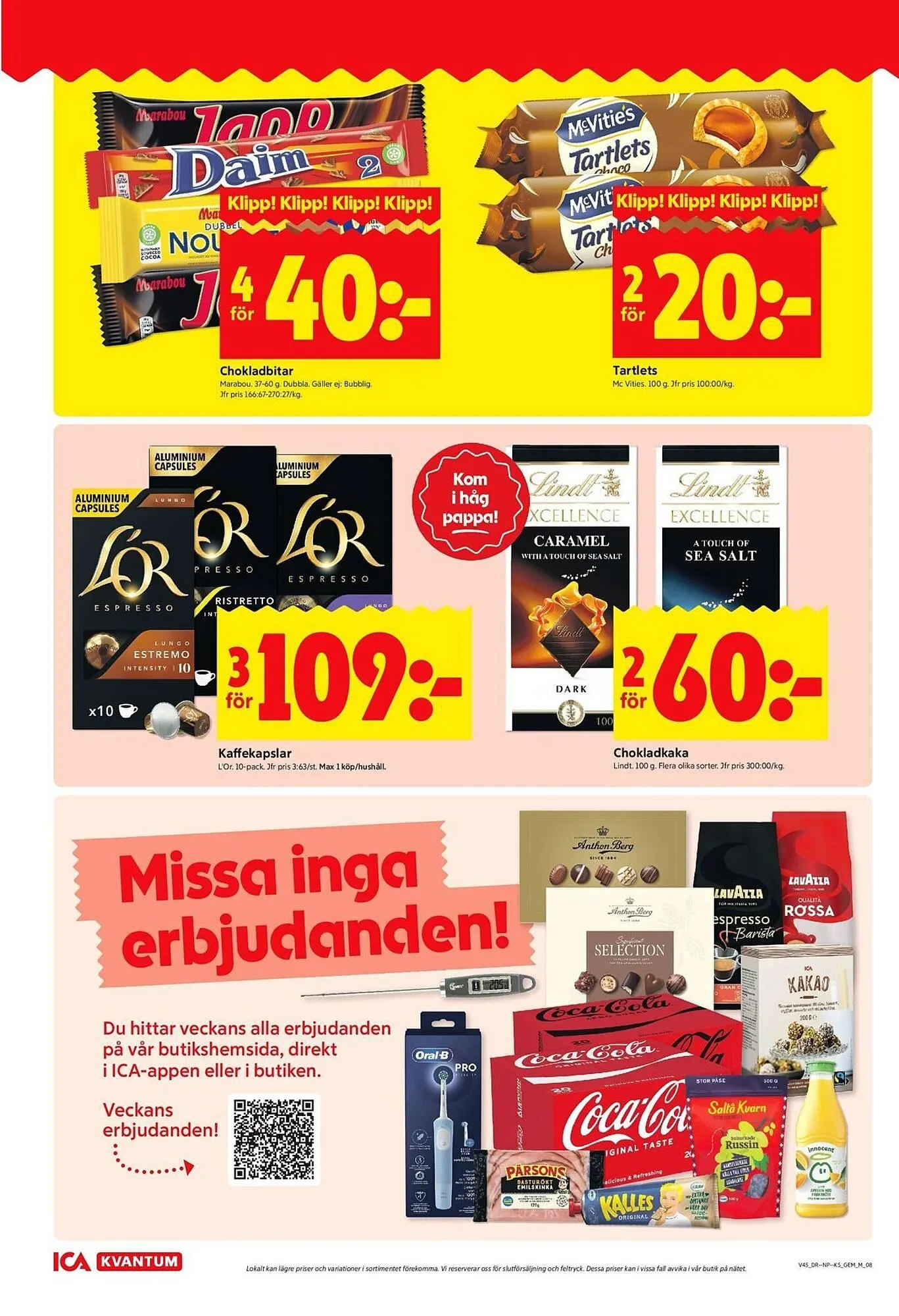 ICA Kvantum reklamblad från 3 november till 9 november 2025 - Reklamblad sidor 8