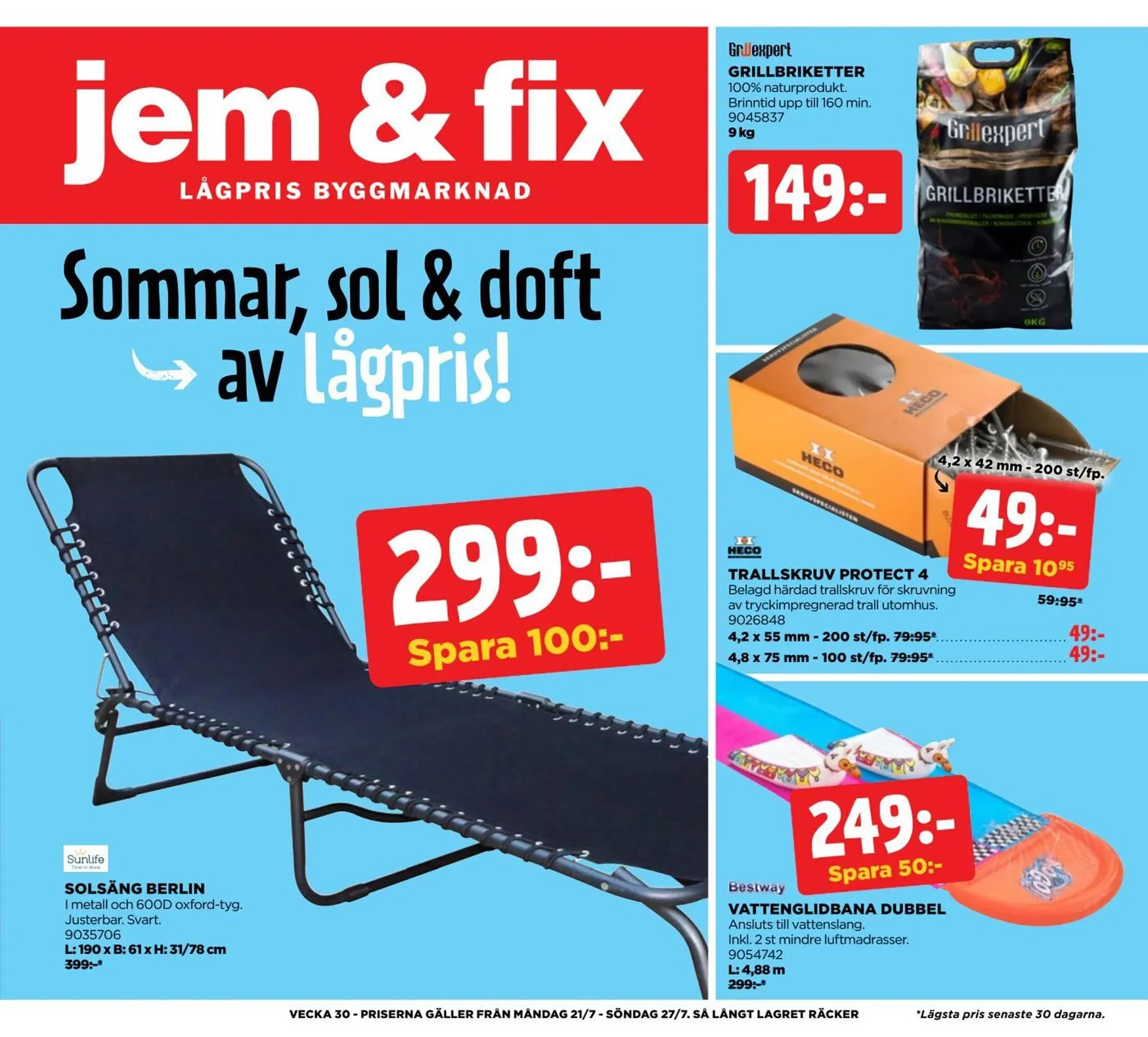 Jem&Fix reklamblad - 1