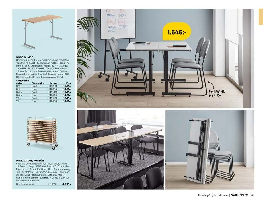 AJ Produkter! från 28 maj till 31 december 2024 - Reklamblad sidor 43