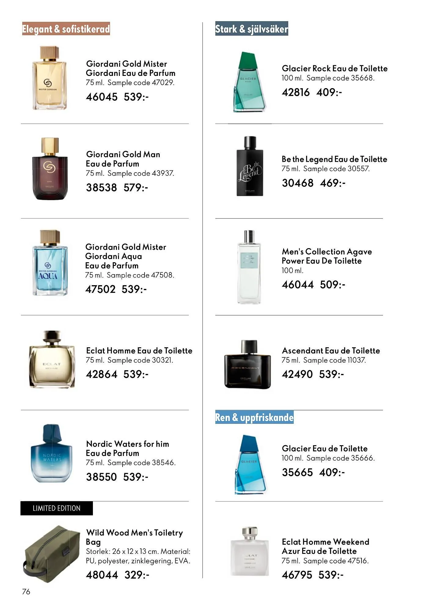 Oriflame reklamblad från 1 april till 30 april 2026 - Reklamblad sidor 76