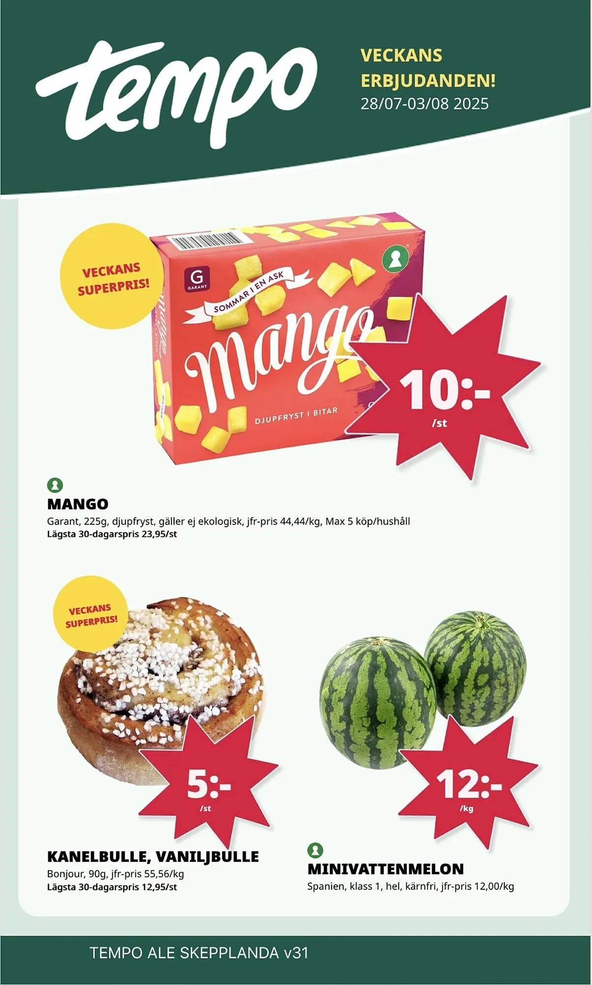 Tempo reklamblad - 1