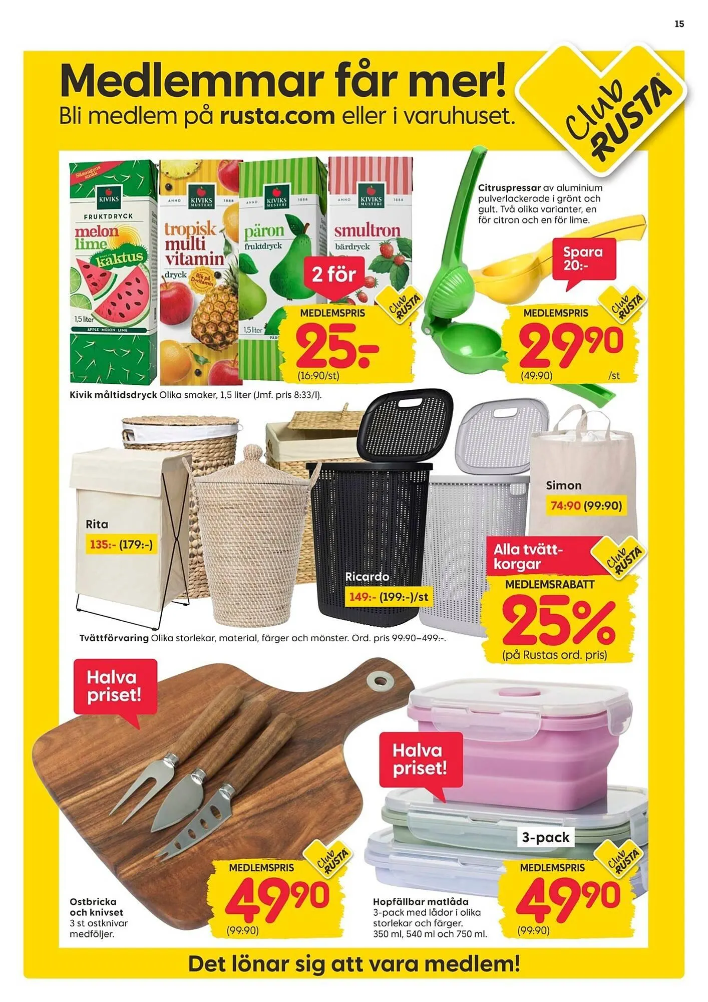 Rusta reklamblad från 1 september till 8 september 2025 - Reklamblad sidor 15