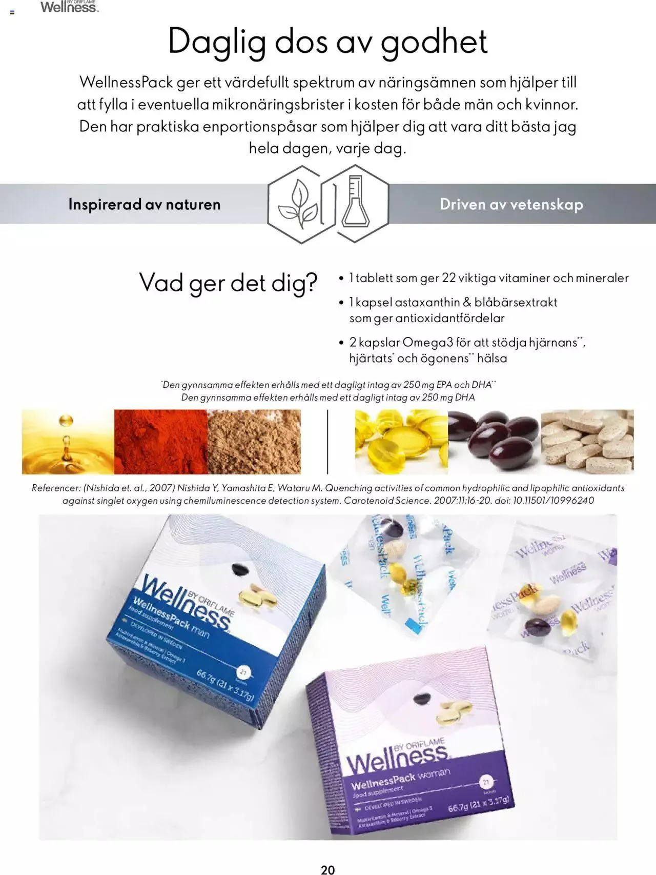 Oriflame - Wellness Catalogue från 1 mars till 31 december 2023 - Reklamblad sidor 20