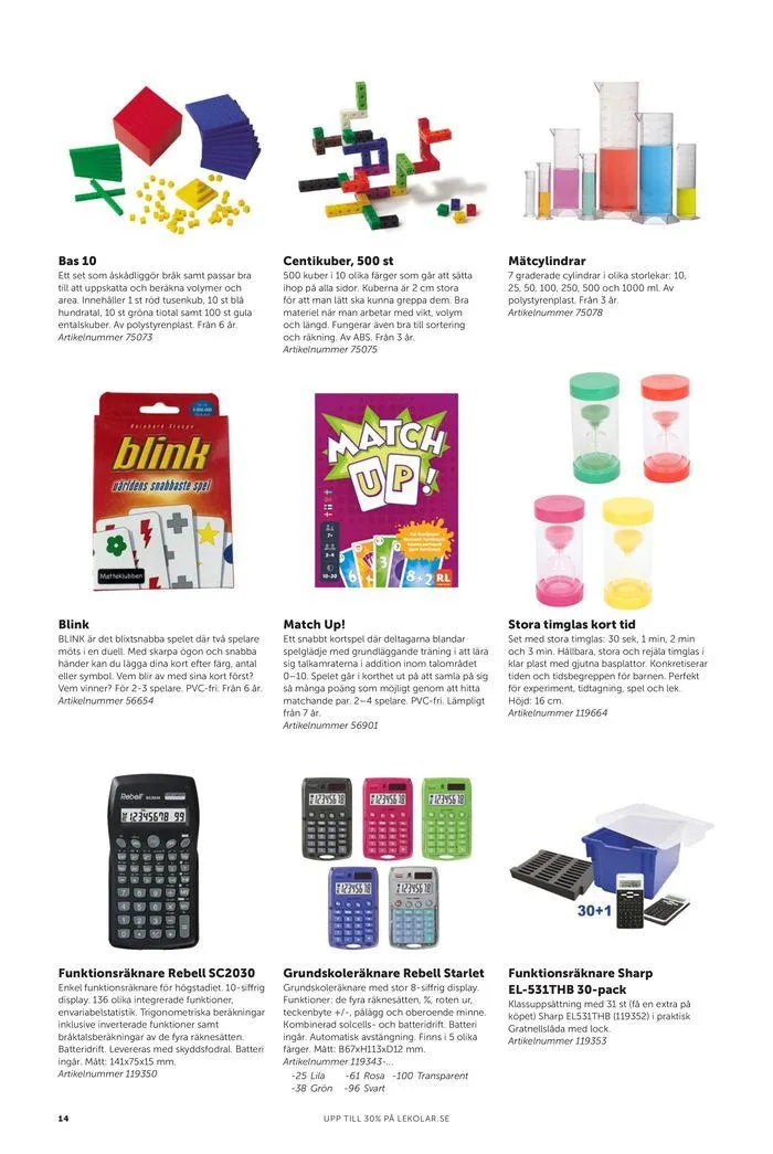 Nyheter och favoriter skola och fritidshem 2024 från 23 februari till 31 december 2024 - Reklamblad sidor 14