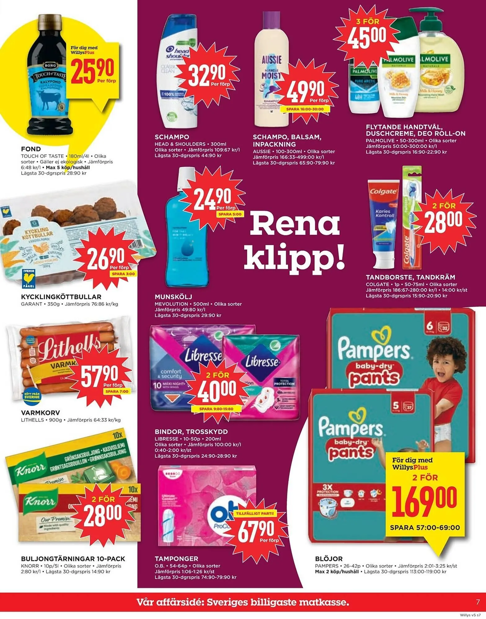 Willys reklamblad från 26 januari till 1 februari 2026 - Reklamblad sidor 7