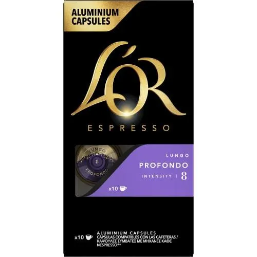 Profondo 8 Lungo Kaffekapslar