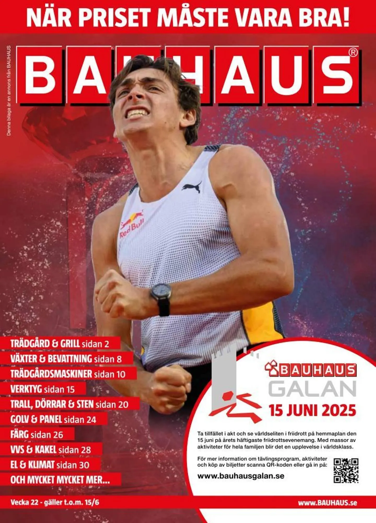 Bauhaus reklamblad från 26 maj till 15 juni 2025 - Reklamblad sidor 1