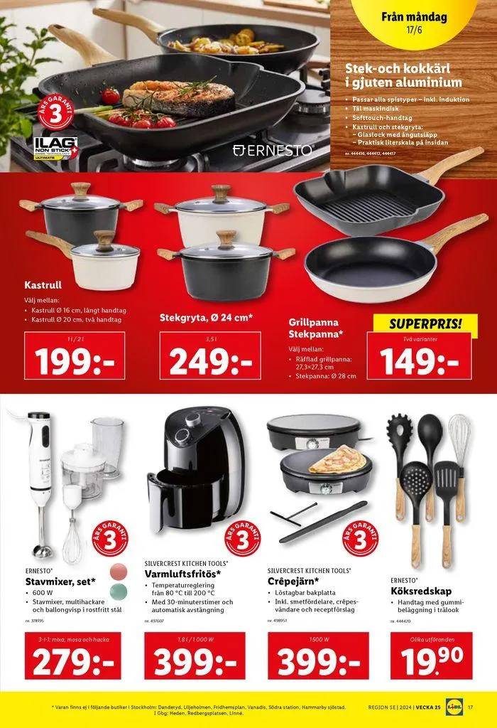 ERBJUDANDEN VECKA 25 från 17 juni till 23 juni 2024 - Reklamblad sidor 17