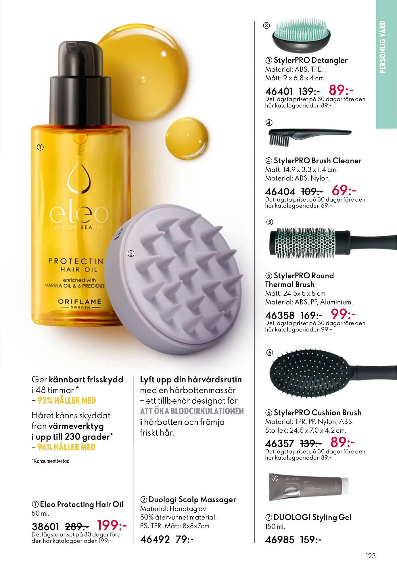 Oriflame reklamblad från 1 april till 30 april 2026 - Reklamblad sidor 123