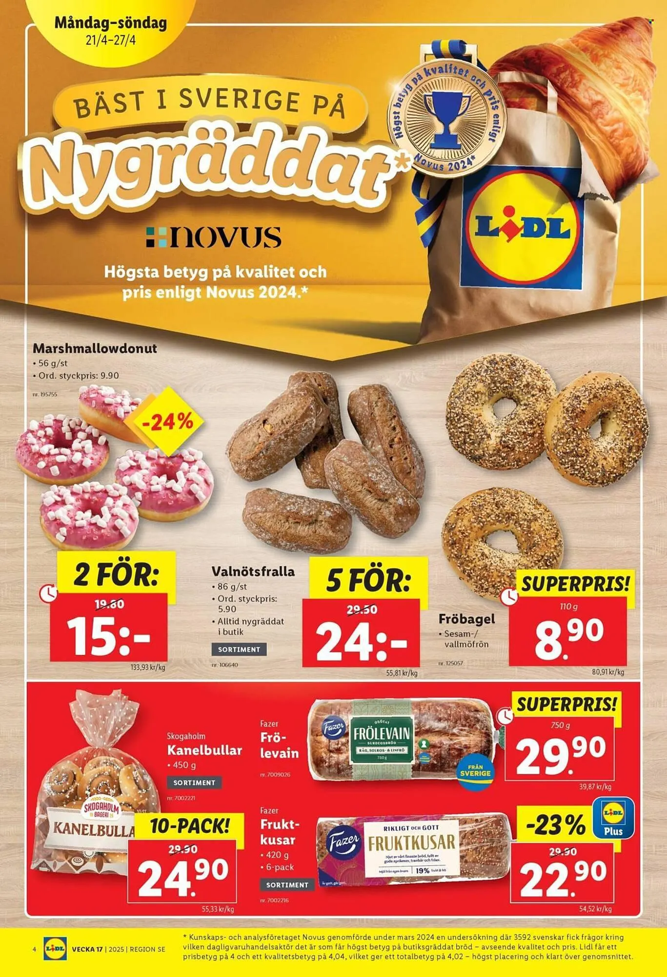 Lidl reklamblad från 21 april till 27 april 2025 - Reklamblad sidor 4