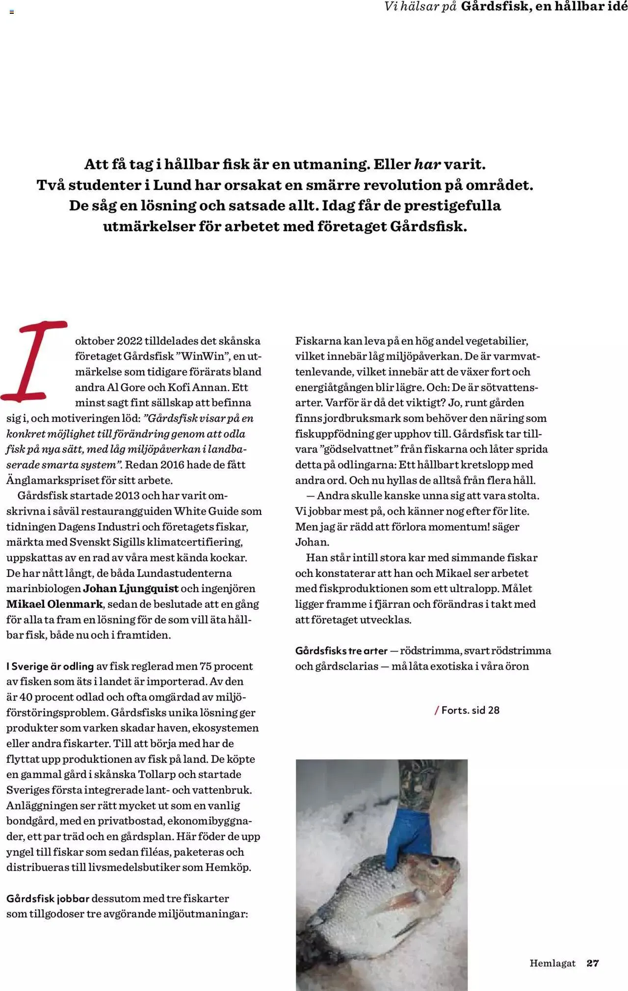Hemköp - Hemlagat #1 2023 från 10 februari till 31 december 2023 - Reklamblad sidor 27
