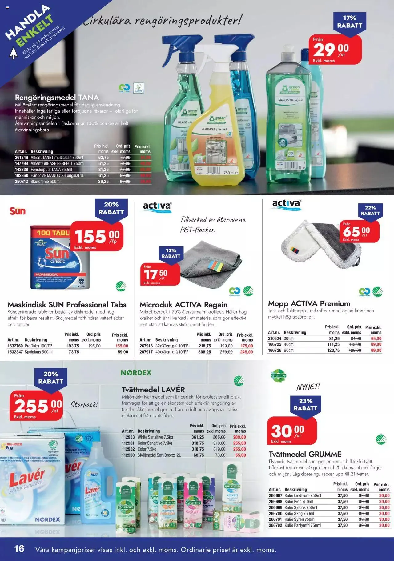 Staples - Lyreco INSPIRATION #1 2023 från 13 mars till 31 december 2023 - Reklamblad sidor 16
