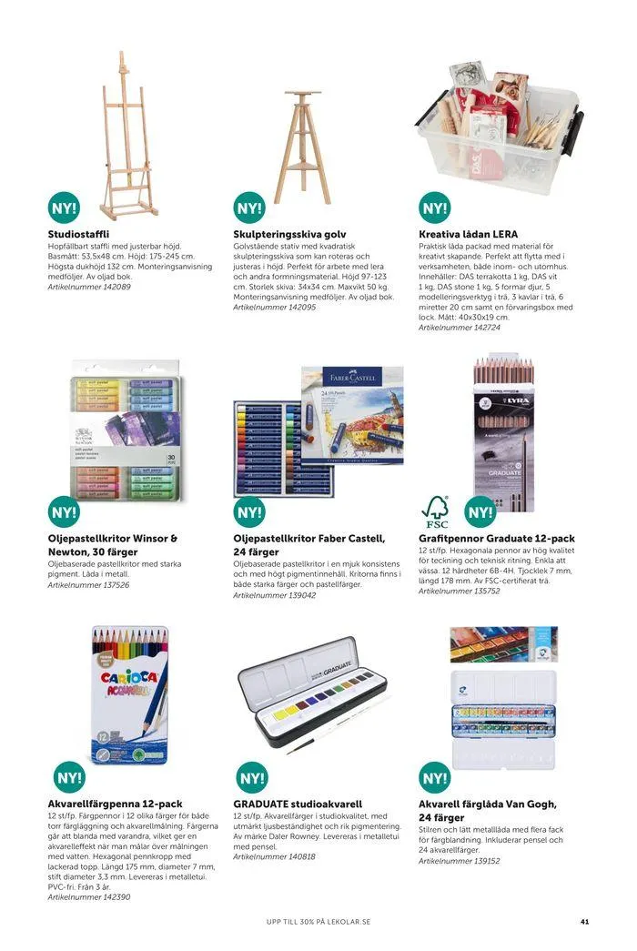 Nyheter och favoriter skola och fritidshem 2024 från 23 februari till 31 december 2024 - Reklamblad sidor 41